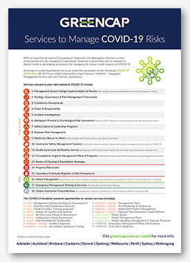 Services to Manage COVID-19 Risks