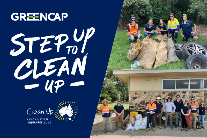 Greencap Proud Gold Business Supporter of Clean Up Australia Day 2021